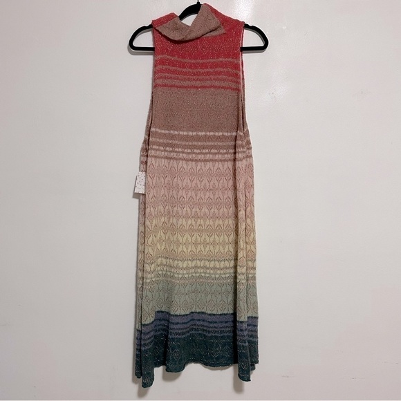 Free People Rainbow Ombre Knit Tunic Sweater - Picture 6 of 9